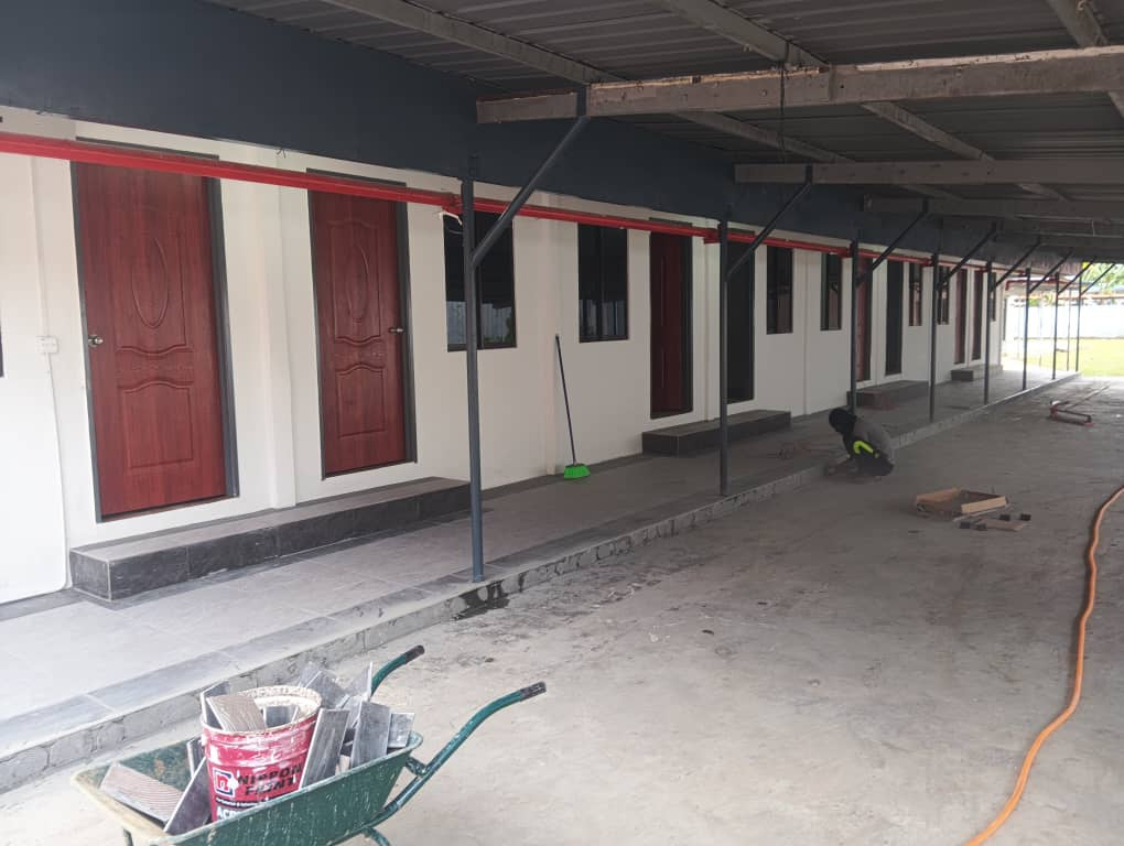 Transit house units under construction